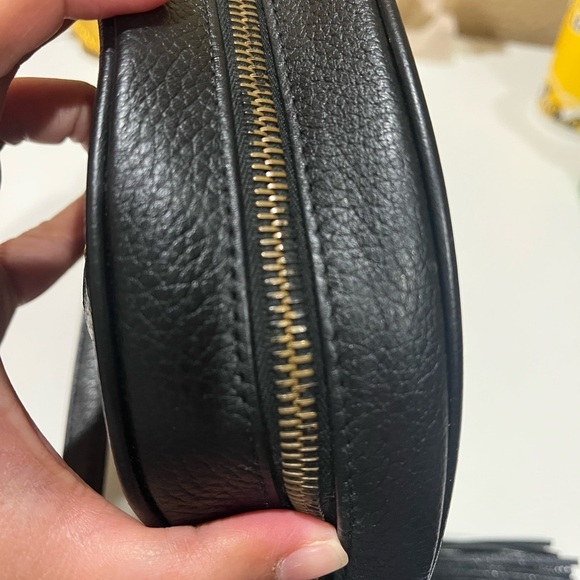 MCM VINTAGE TAMBOURINE BLACK LEATHER BAG - Picture 5 of 16